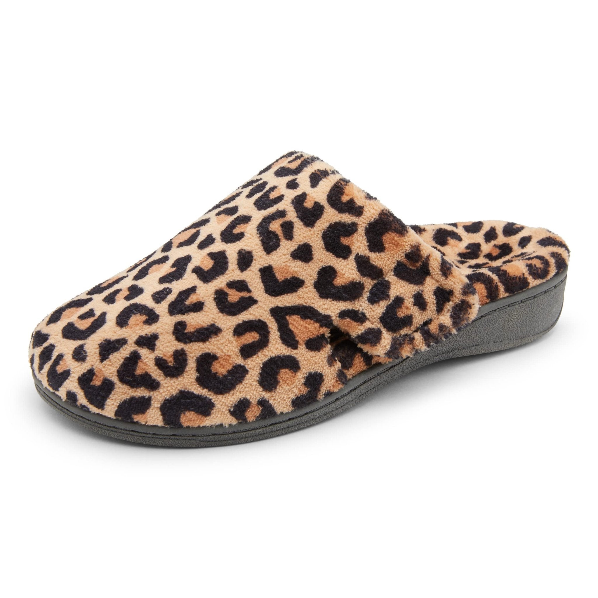 VIONIC Gemma Mule Slippers - Women's Natural Leopard Shoe Deals Outlet