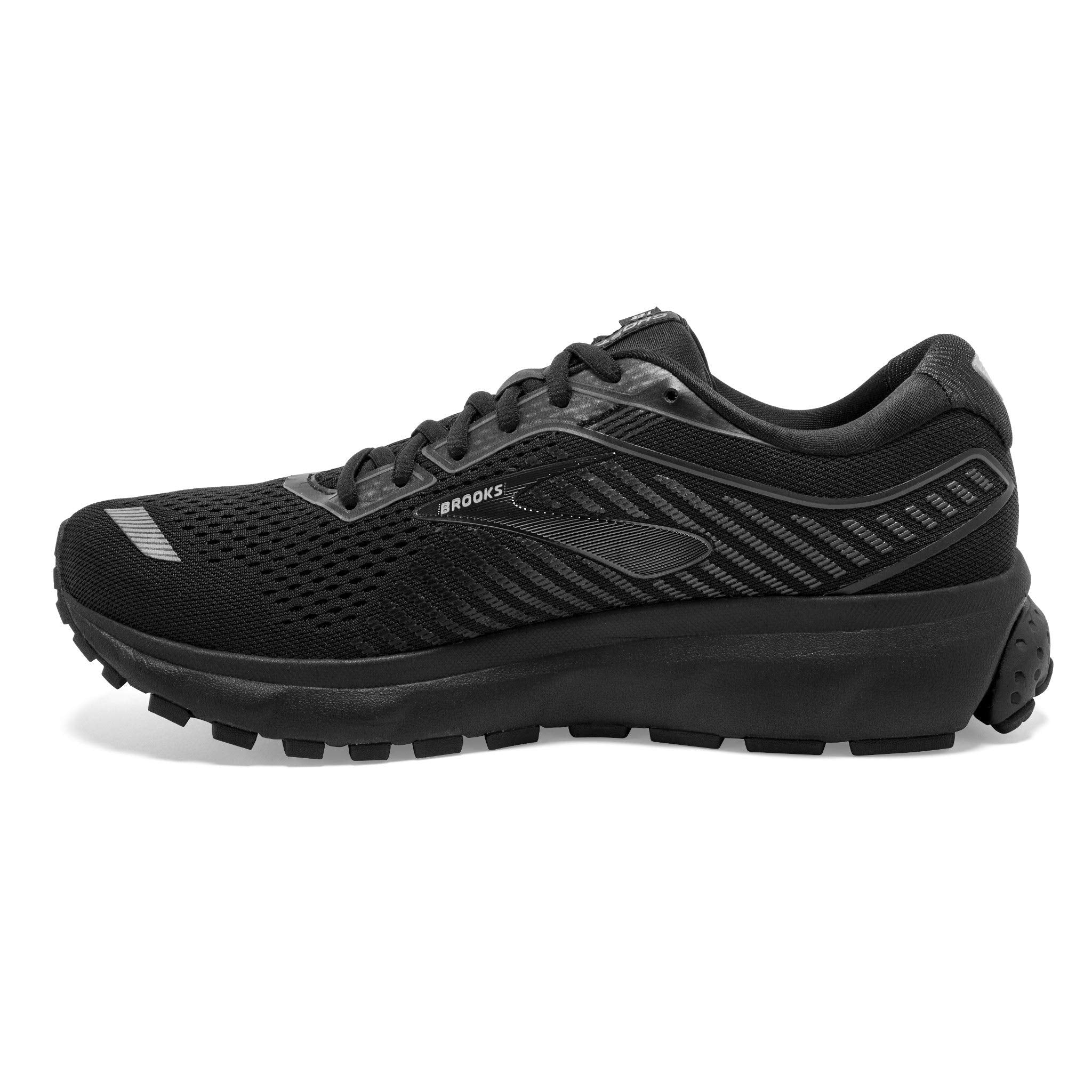 Brooks Ghost 12 - Women's Black/Grey Shoe Deals Outlet