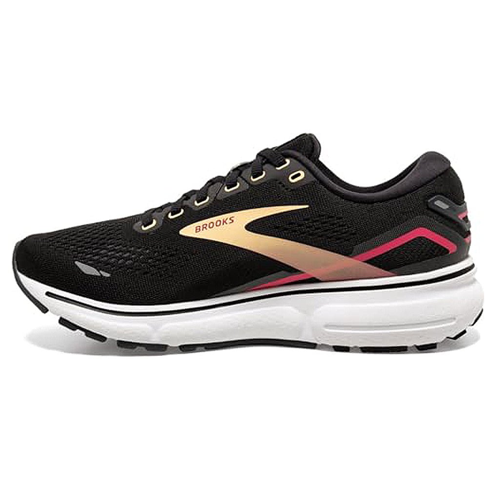 Brooks Ghost 15 - Women's Black Orange Raspberry Shoe Deals Outlet