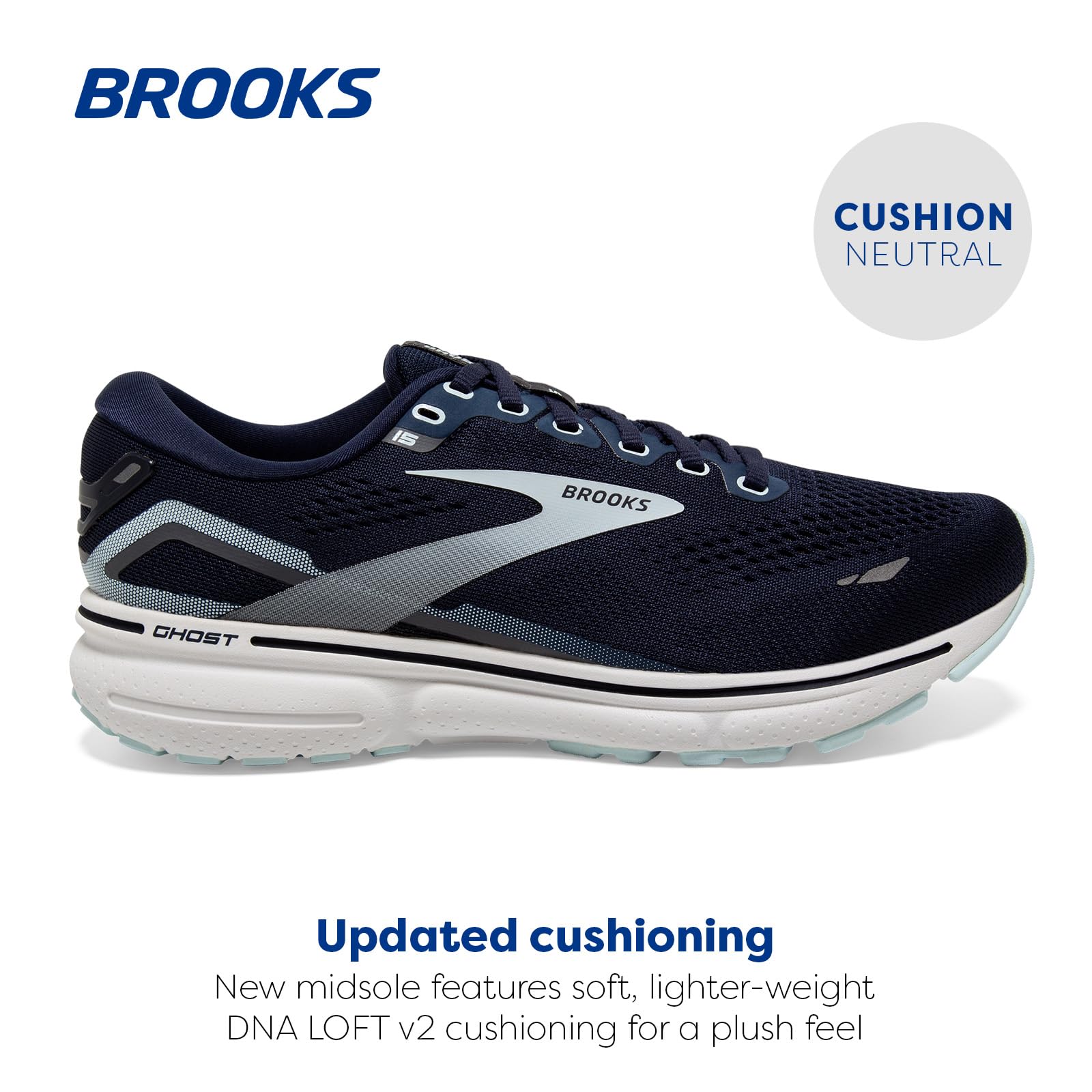 Brooks Ghost 15 - Women's Peacoat/Pearl/Salt Air Shoe Deals Outlet