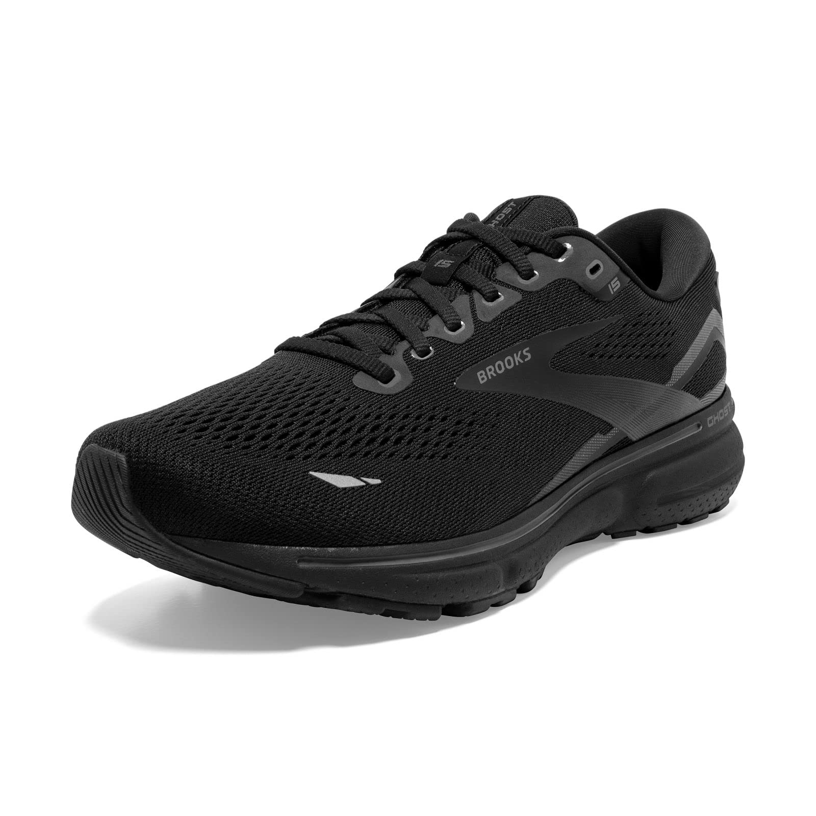 Brooks Ghost 15 - Women's Black/Black/Ebony Shoe Deals Outlet