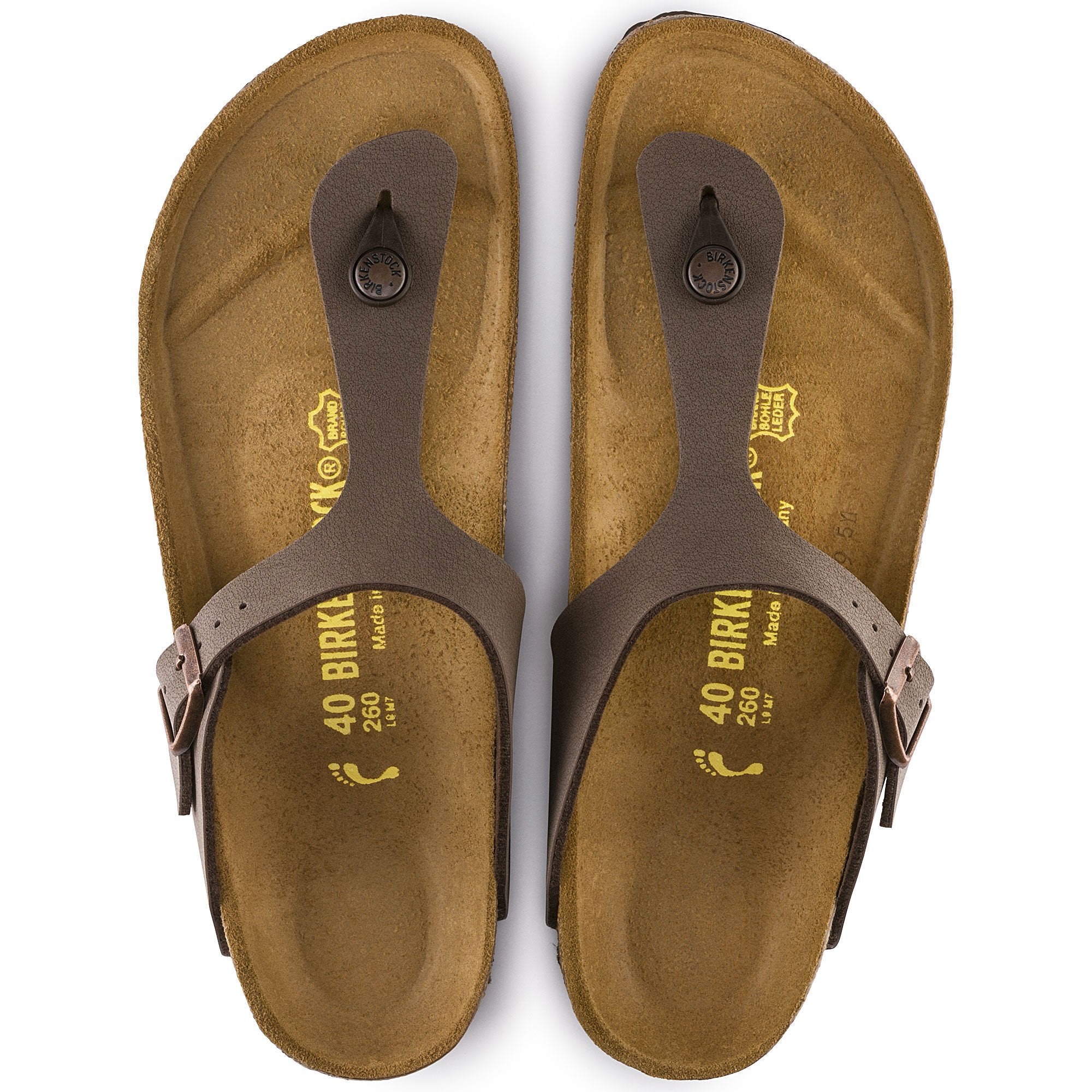 Birkenstock Gizeh Birkibuc - Unisex Mocha Shoe Deals Outlet