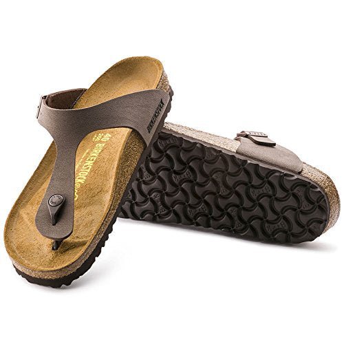 Birkenstock Gizeh Birkibuc - Unisex Mocha Shoe Deals Outlet
