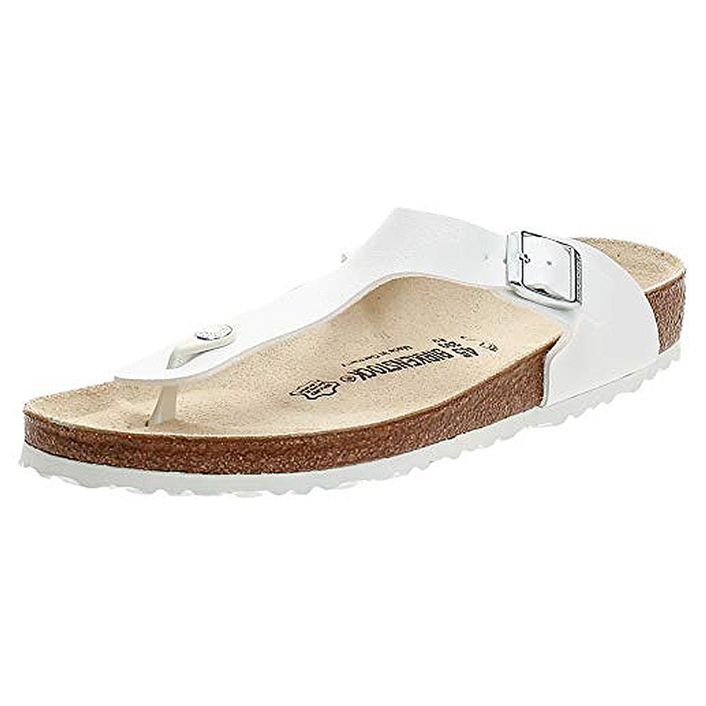 Birkenstock Gizeh Birko - Flor - Unisex White Shoe Deals Outlet