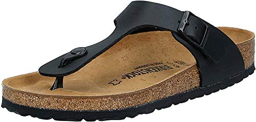 Birkenstock Gizeh Birko - Flor - Unisex Black Shoe Deals Outlet