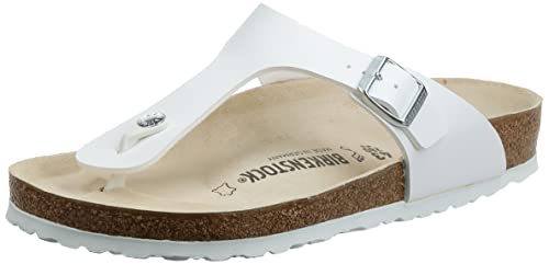 Birkenstock Gizeh Birko - Flor - Unisex White Shoe Deals Outlet