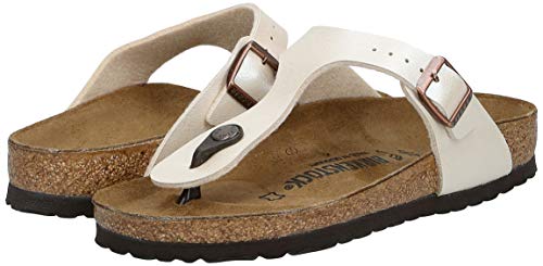 Birkenstock Gizeh Birko - Flor - Unisex Graceful Pearl White Shoe Deals Outlet