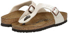 Birkenstock Gizeh Birko - Flor - Unisex Graceful Pearl White Shoe Deals Outlet