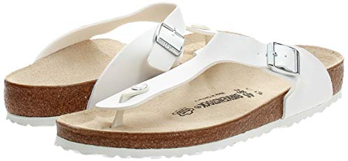 Birkenstock Gizeh Birko - Flor - Unisex White Shoe Deals Outlet