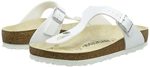 Birkenstock Gizeh Birko - Flor - Unisex White Shoe Deals Outlet