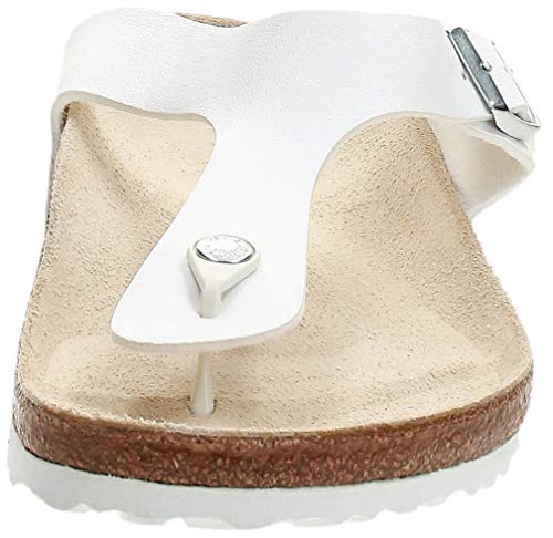 Birkenstock Gizeh Birko - Flor - Unisex White Shoe Deals Outlet