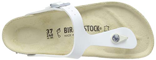 Birkenstock Gizeh Birko - Flor - Unisex White Shoe Deals Outlet