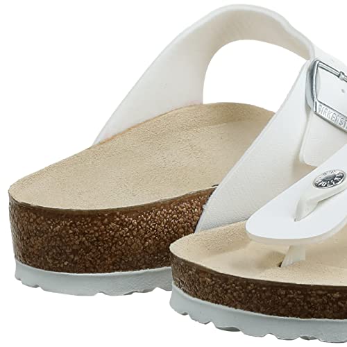 Birkenstock Gizeh Birko - Flor - Unisex White Shoe Deals Outlet