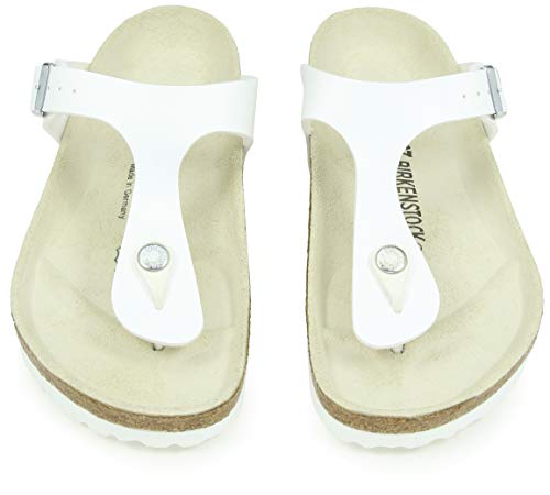 Birkenstock Gizeh Birko - Flor - Unisex White Shoe Deals Outlet