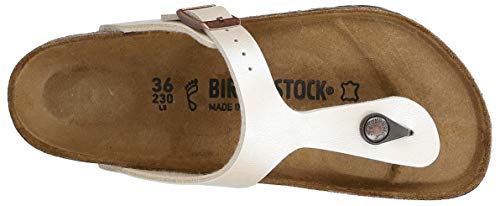Birkenstock Gizeh Birko - Flor - Unisex Graceful Pearl White Shoe Deals Outlet