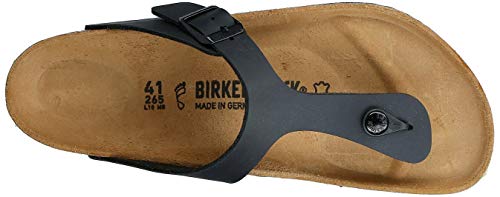 Birkenstock Gizeh Birko - Flor - Unisex Black Shoe Deals Outlet