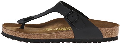 Birkenstock Gizeh Birko - Flor - Unisex Black Shoe Deals Outlet