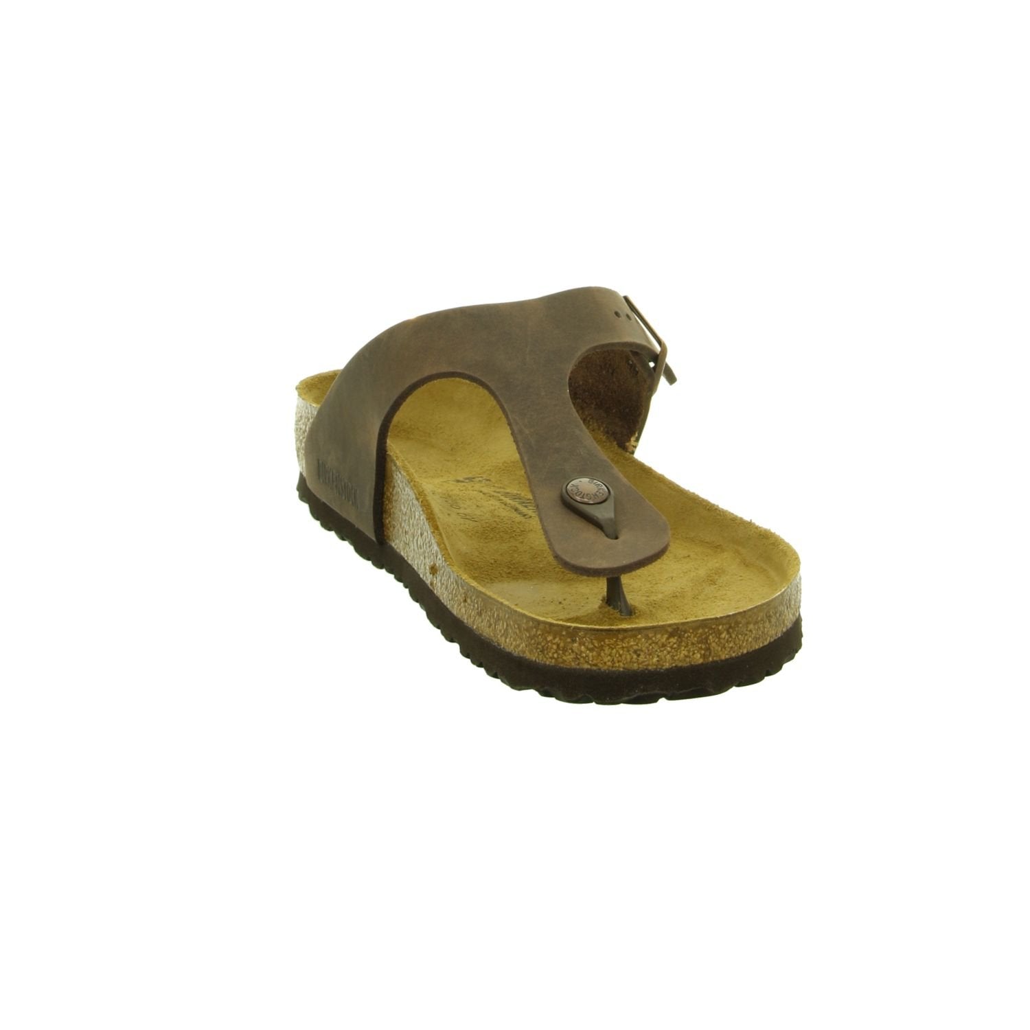 Birkenstock Gizeh Natural Leather Oiled - Unisex Habana Oiled Leather Shoe Deals Outlet