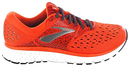 Brooks Glycerin 16 - Men's Orange/Red/Ebony Shoe Deals Outlet