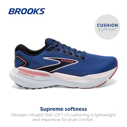 Brooks Glycerin GTS 21 - Women's Blue/Icy Pink/Rose Shoe Deals Outlet