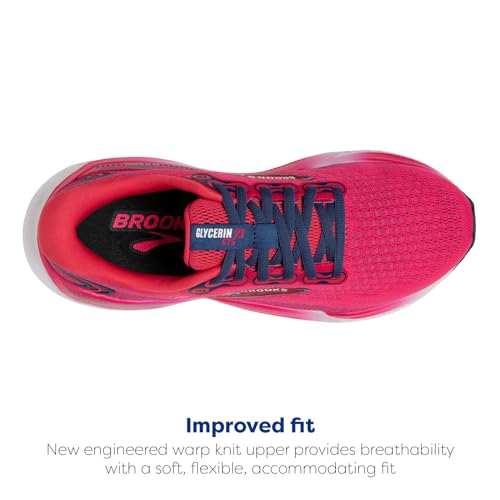 Brooks Glycerin GTS 21 - Women's Raspberry/Estate Blue Shoe Deals Outlet