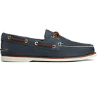 Sperry Gold Authentic Original 2 Eye - Men's Navy/Brown Shoe Deals Outlet
