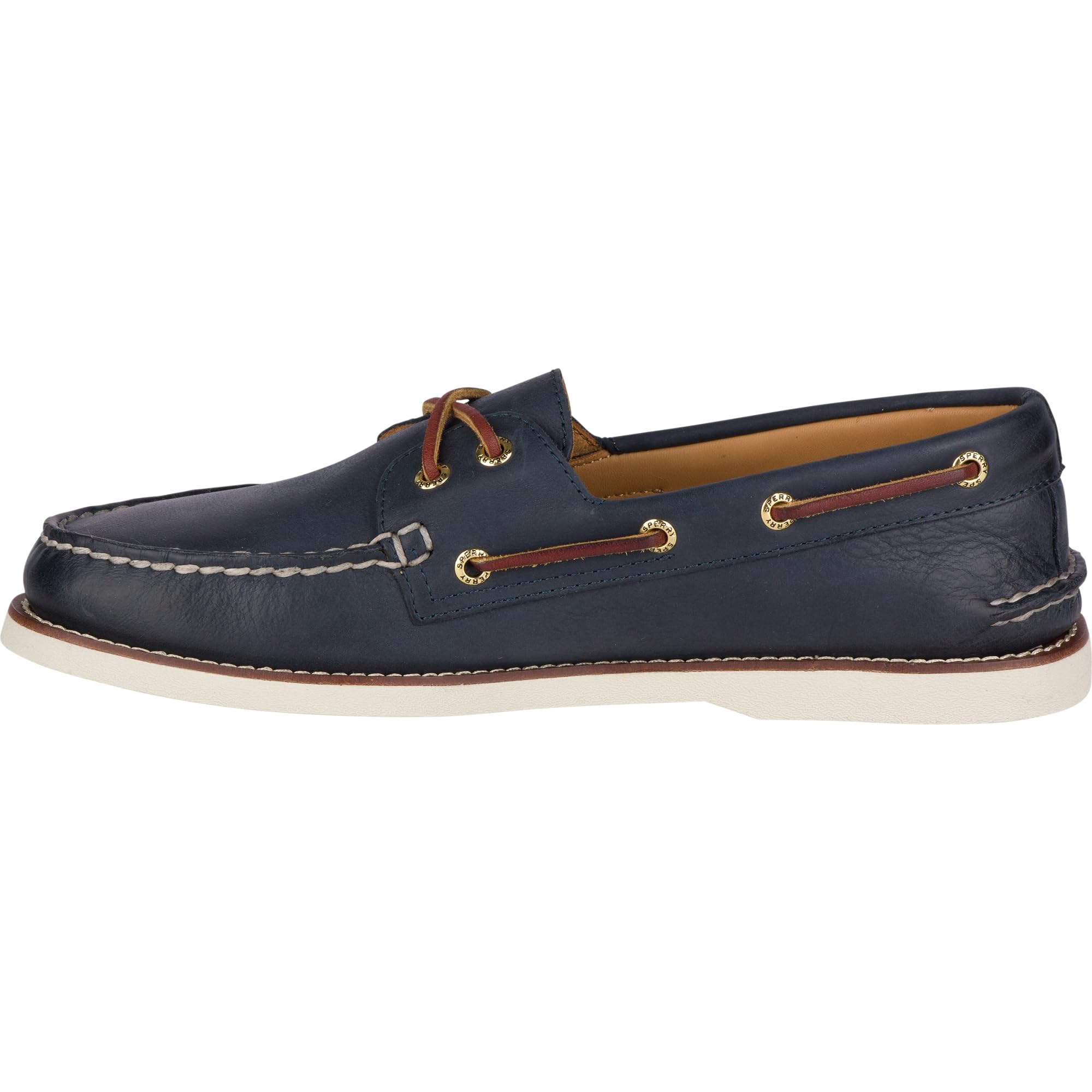 Sperry Gold Authentic Original 2 Eye - Men's Navy/Brown Shoe Deals Outlet