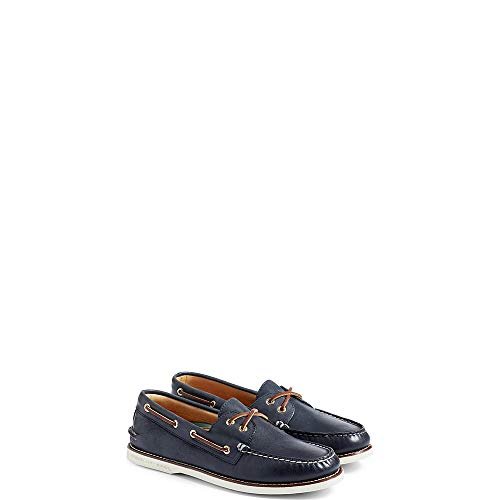 Sperry Gold Authentic Original 2 Eye - Men's Navy/Brown Shoe Deals Outlet