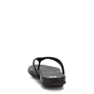 FitFlop Gracie Leather Flip - Flops - Women's All Black Shoe Deals Outlet