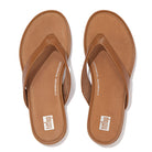 FitFlop Gracie Leather Flip - Flops - Women's Light Tan Shoe Deals Outlet