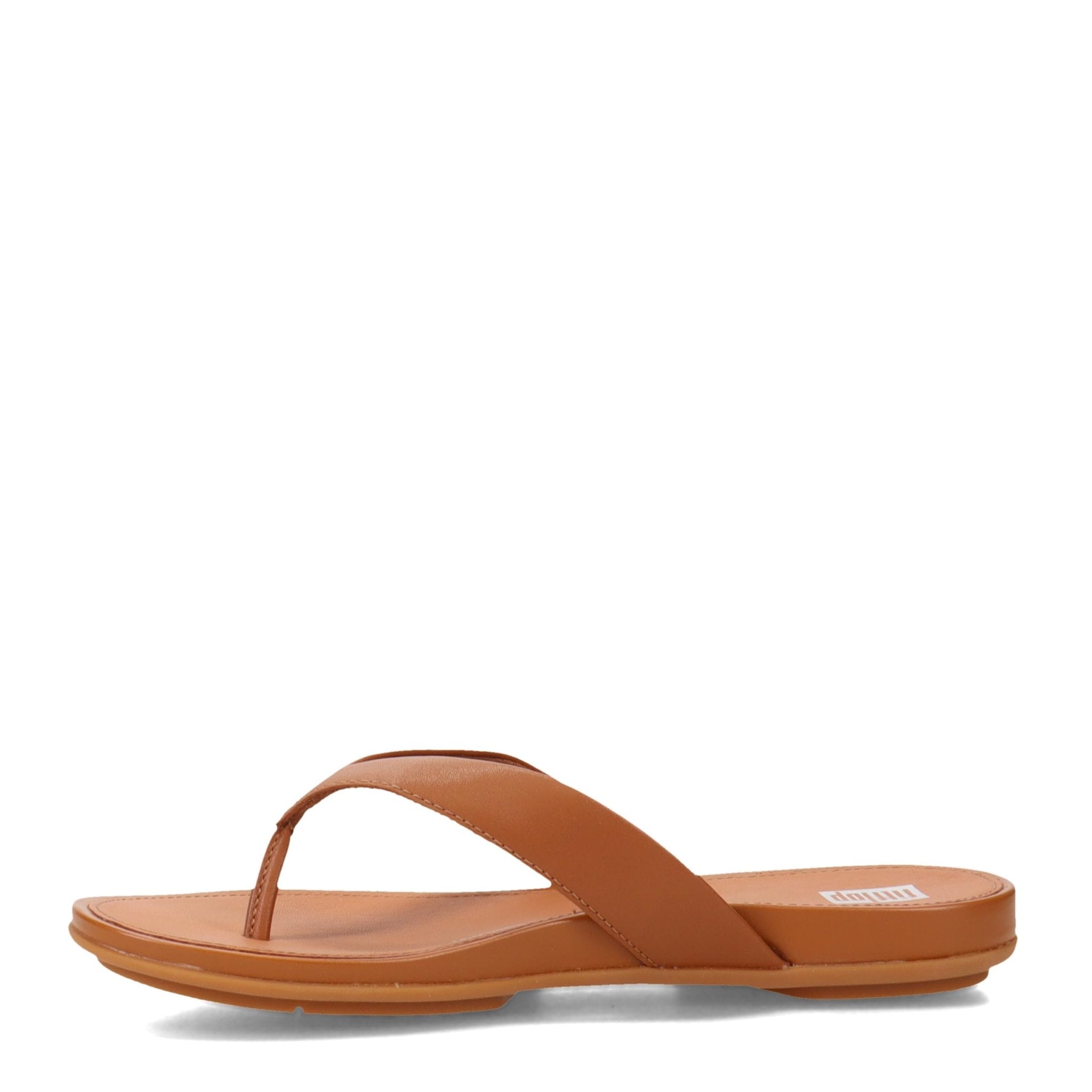 FitFlop Gracie Leather Flip - Flops - Women's Light Tan Shoe Deals Outlet