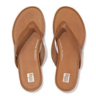 FitFlop Gracie Leather Flip - Flops - Women's Light Tan Shoe Deals Outlet
