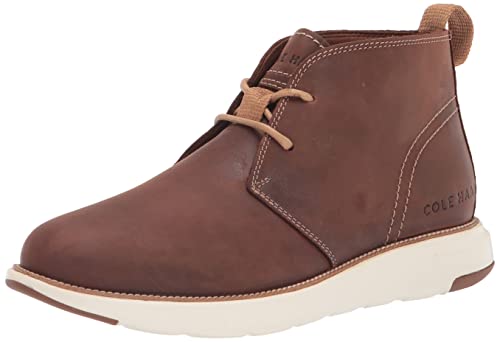 Cole Haan Grand Atlantic Chukka Boot - Men's Lumber Water Resistant/Ivory Shoe Deals Outlet