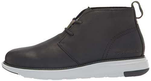 Cole Haan Grand Atlantic Chukka Boot - Men's Black Water Resistant/Micro Chip Shoe Deals Outlet