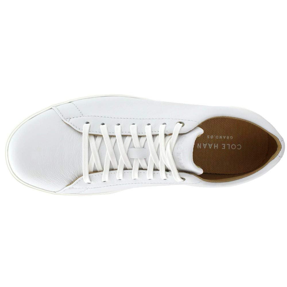 Cole Haan Grand Crosscourt II Sneaker - Men's White Leather Shoe Deals Outlet