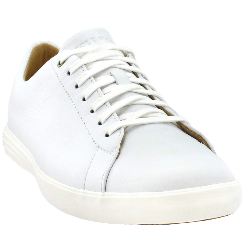 Cole Haan Grand Crosscourt II Sneaker - Men's White Leather Shoe Deals Outlet