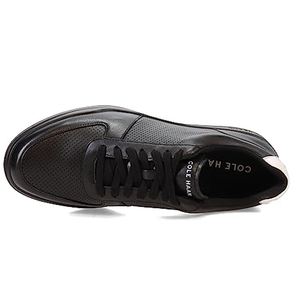Cole Haan Grand Crosscourt Modern Perforated Leather - Men's Black/Black/White Shoe Deals Outlet