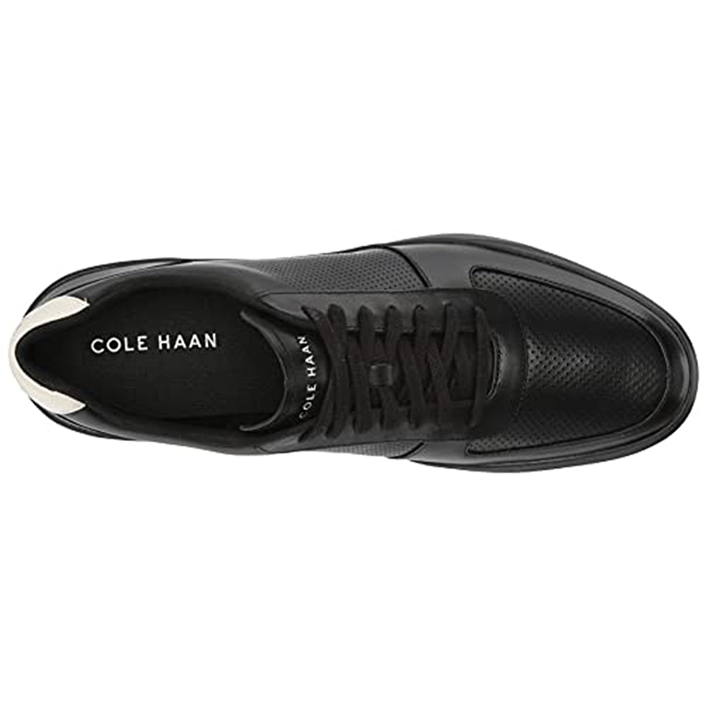Cole Haan Grand Crosscourt Modern Perforated Leather - Men's Black/Black/White Shoe Deals Outlet