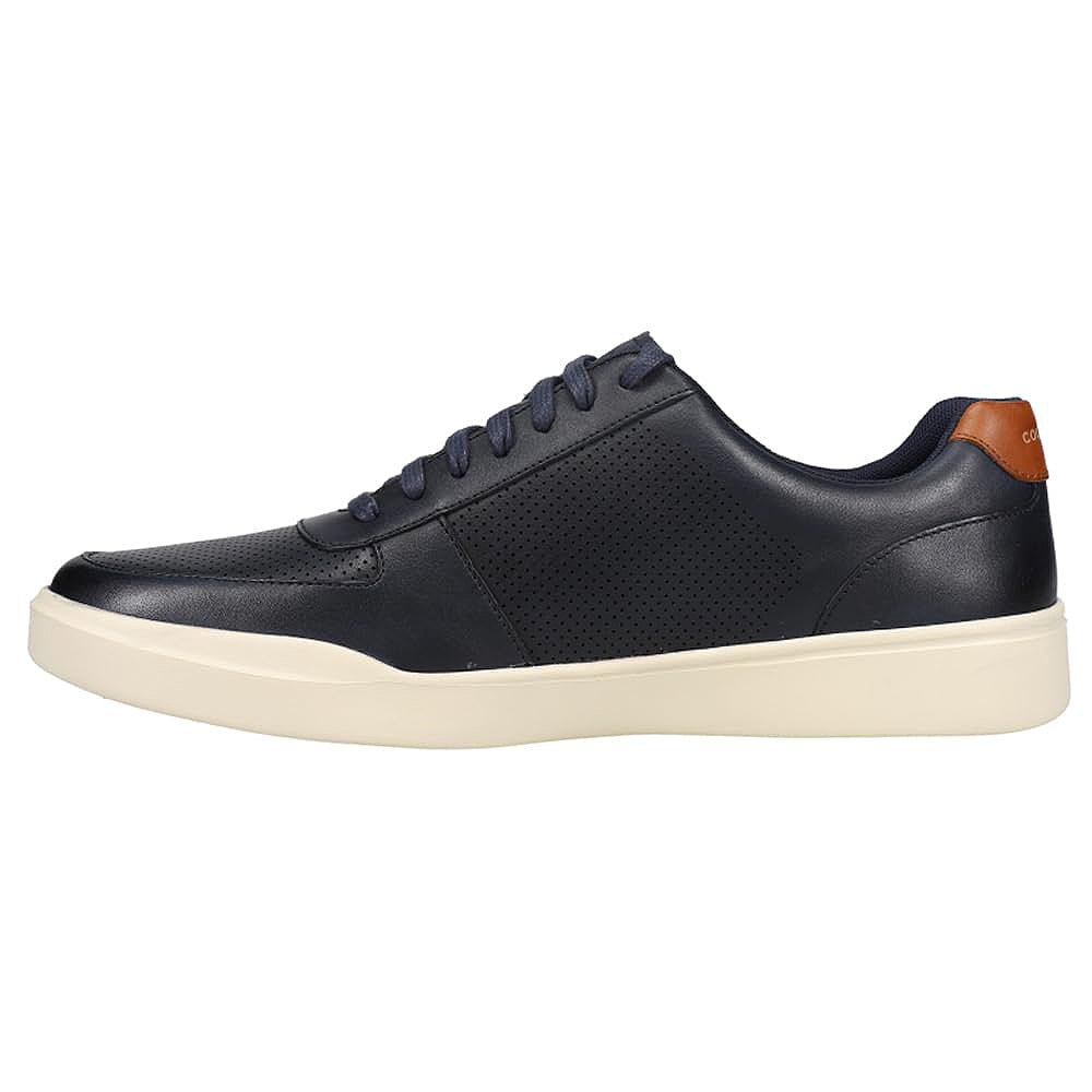 Cole Haan Grand Crosscourt Modern Perforated Leather - Men's Peacoat/British Tan Shoe Deals Outlet