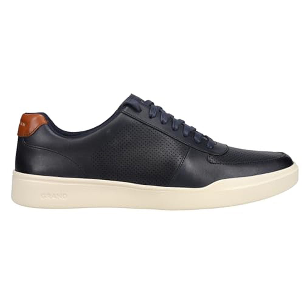 Cole Haan Grand Crosscourt Modern Perforated Leather - Men's Peacoat/British Tan Shoe Deals Outlet