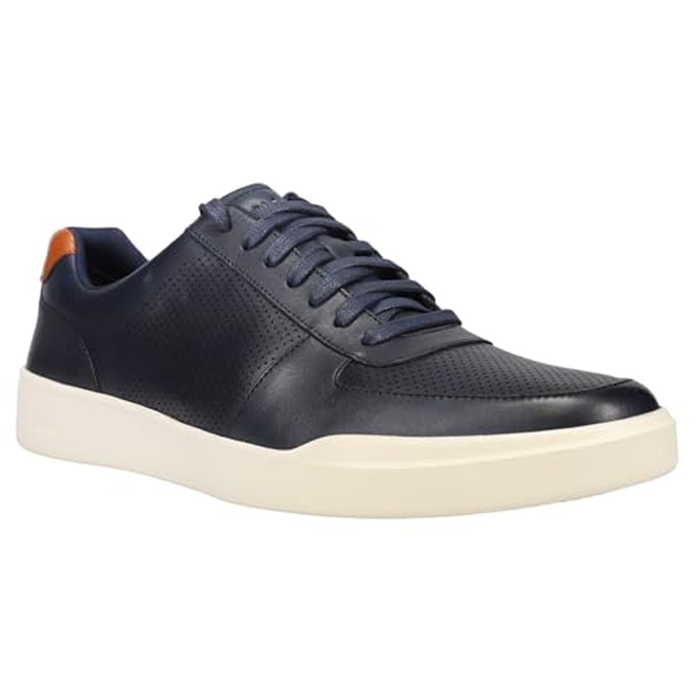 Cole Haan Grand Crosscourt Modern Perforated Leather - Men's Peacoat/British Tan Shoe Deals Outlet