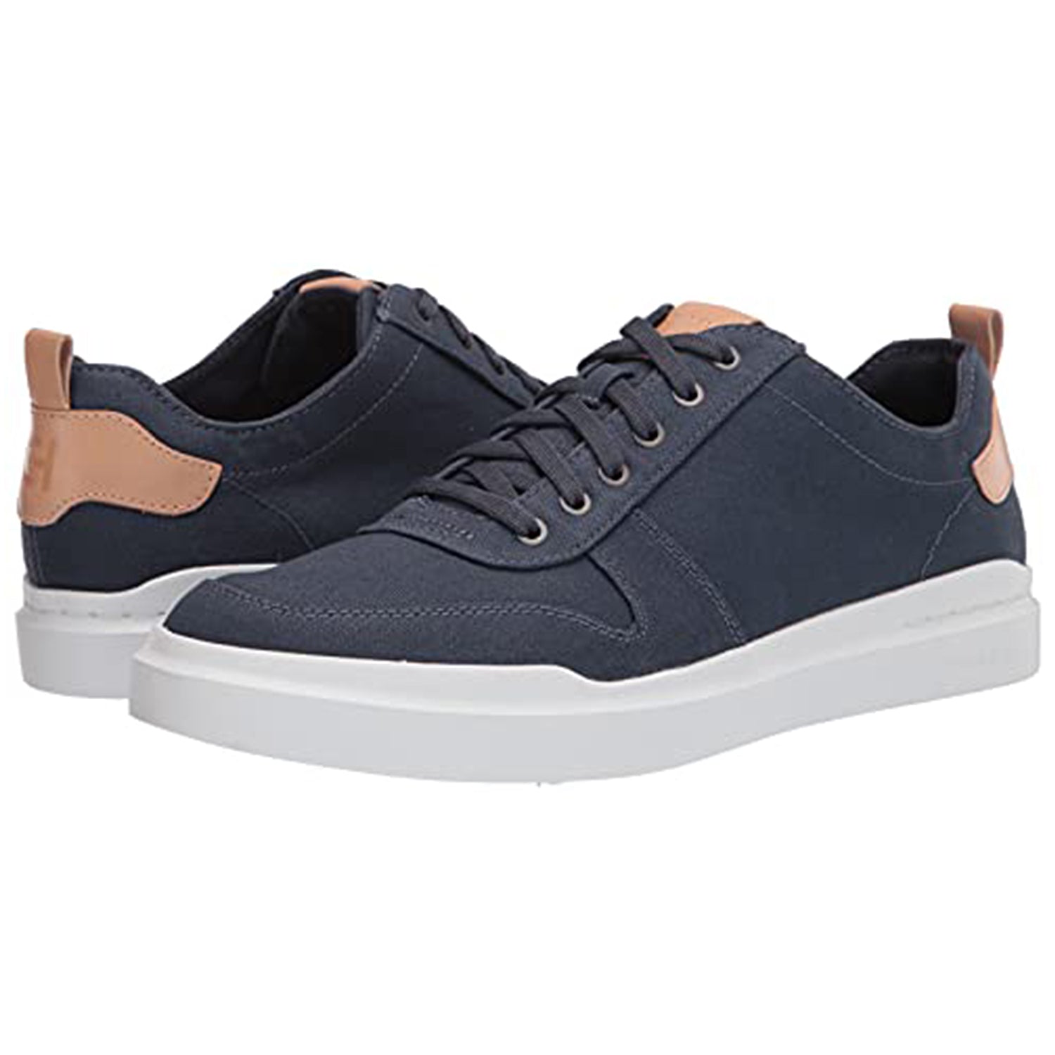 Cole Haan GrandPro Rally Canvas Court Sneaker - Men's Vintage Indigo Canvas/Natural Shoe Deals Outlet