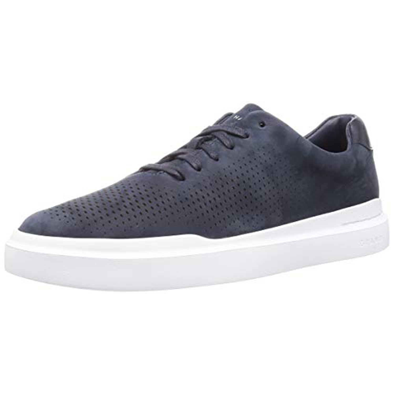 Cole Haan GrandPro Rally Laser Cut Sneaker - Men's Navy Nubuck Shoe Deals Outlet