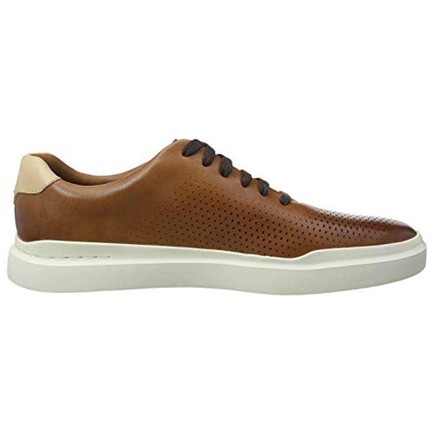 Cole Haan GrandPro Rally Laser Cut Sneaker - Men's British Tan - ivory Shoe Deals Outlet