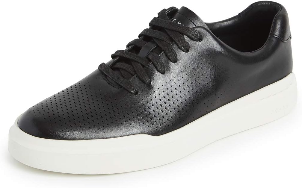 Cole Haan GrandPro Rally Laser Cut Sneaker - Men's Black Shoe Deals Outlet