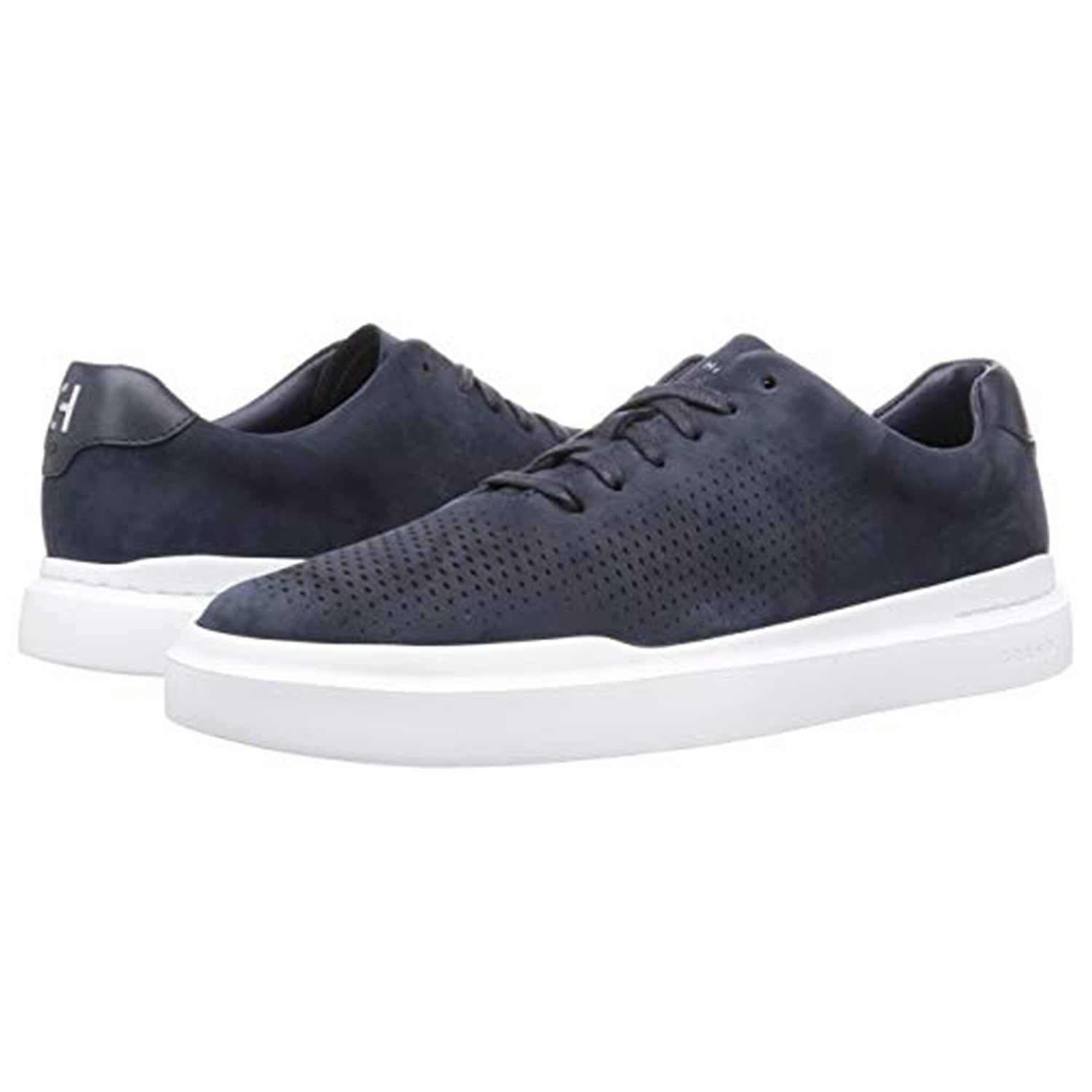 Cole Haan GrandPro Rally Laser Cut Sneaker - Men's Navy Nubuck Shoe Deals Outlet
