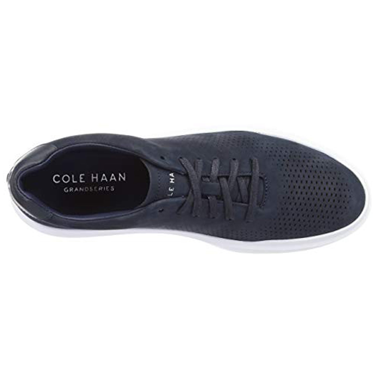Cole Haan GrandPro Rally Laser Cut Sneaker - Men's Navy Nubuck Shoe Deals Outlet