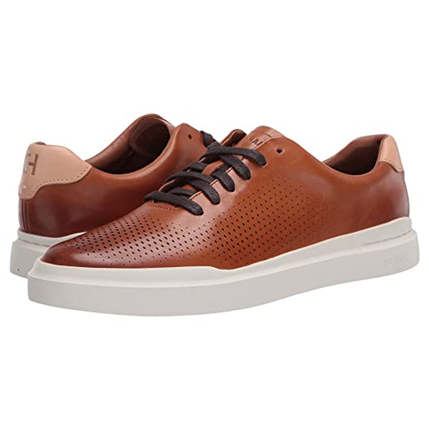 Cole Haan GrandPro Rally Laser Cut Sneaker - Men's British Tan/Ivory Shoe Deals Outlet