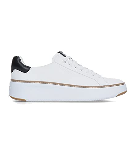 Cole Haan GrandPro Topspin Sneakers - Women's Ivory/Black Leather Shoe Deals Outlet