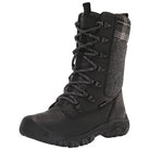 KEEN Greta Tall Winter WP - Women's Black/Black Plaid Shoe Deals Outlet